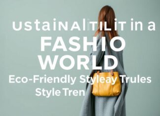 Moda Dünyasında Sürdürülebilirlik: Çevre Dostu Stil Trendleri Sustainability in the Fashion World: Eco-Friendly Style Trends
