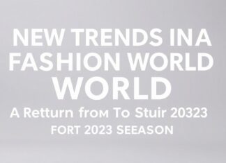 Moda Dünyasında Yeni Trendler: 2023 Sezonu için Stille Dönüş New Trends in the Fashion World: A Return to Style for the 2023 Season