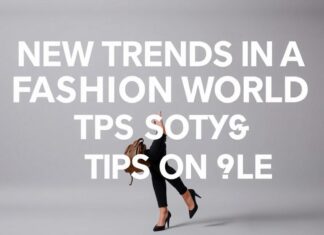 Moda Dünyasında Yeni Trendler ve Stille İlgili İpuçları New Trends in the Fashion World and Tips on Style
