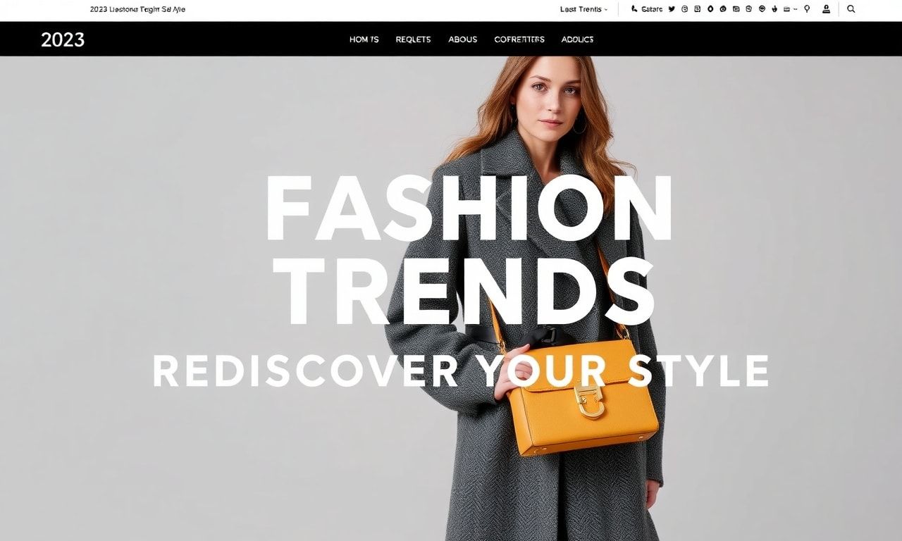 2023 Yılı Moda Trendleri: Stilinizi Yeniden Tanıtın