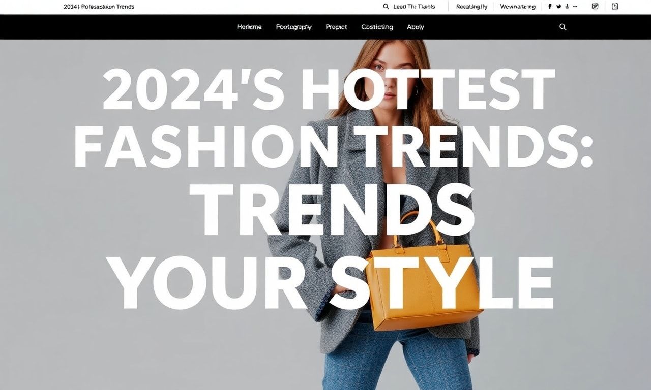 2024 Yılının En Trend Giysiler: Stilinizi Yenileyin