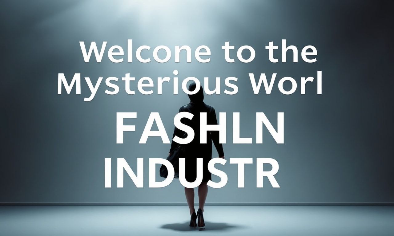 Moda Dünyasının Gizemli Dünyasına Hoş Geldiniz