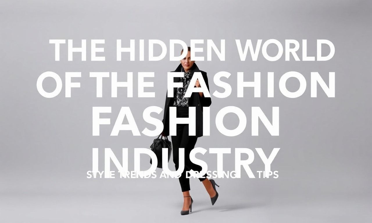 Moda Dünyasının Gizli Dünyası: Stil Trendleri ve Giyim İpucuları