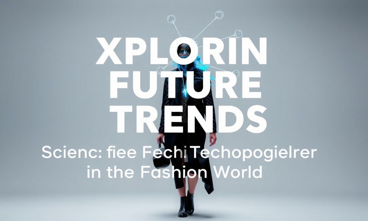 Moda Dünyasında Bilim ve Teknoloji: Gelecek Trendleri Keşfediyoruz