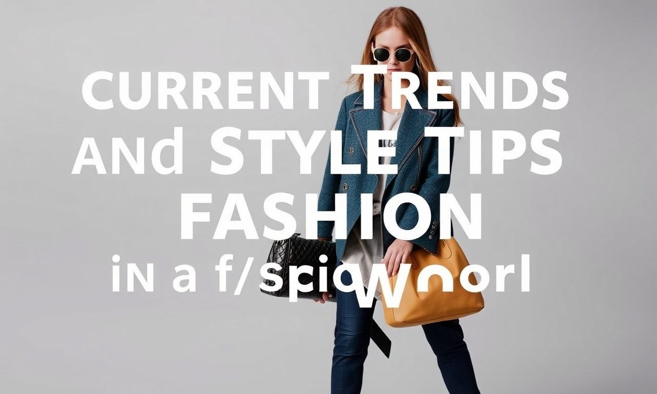 Moda Dünyasında Güncel Trendler ve Stil İpuçları