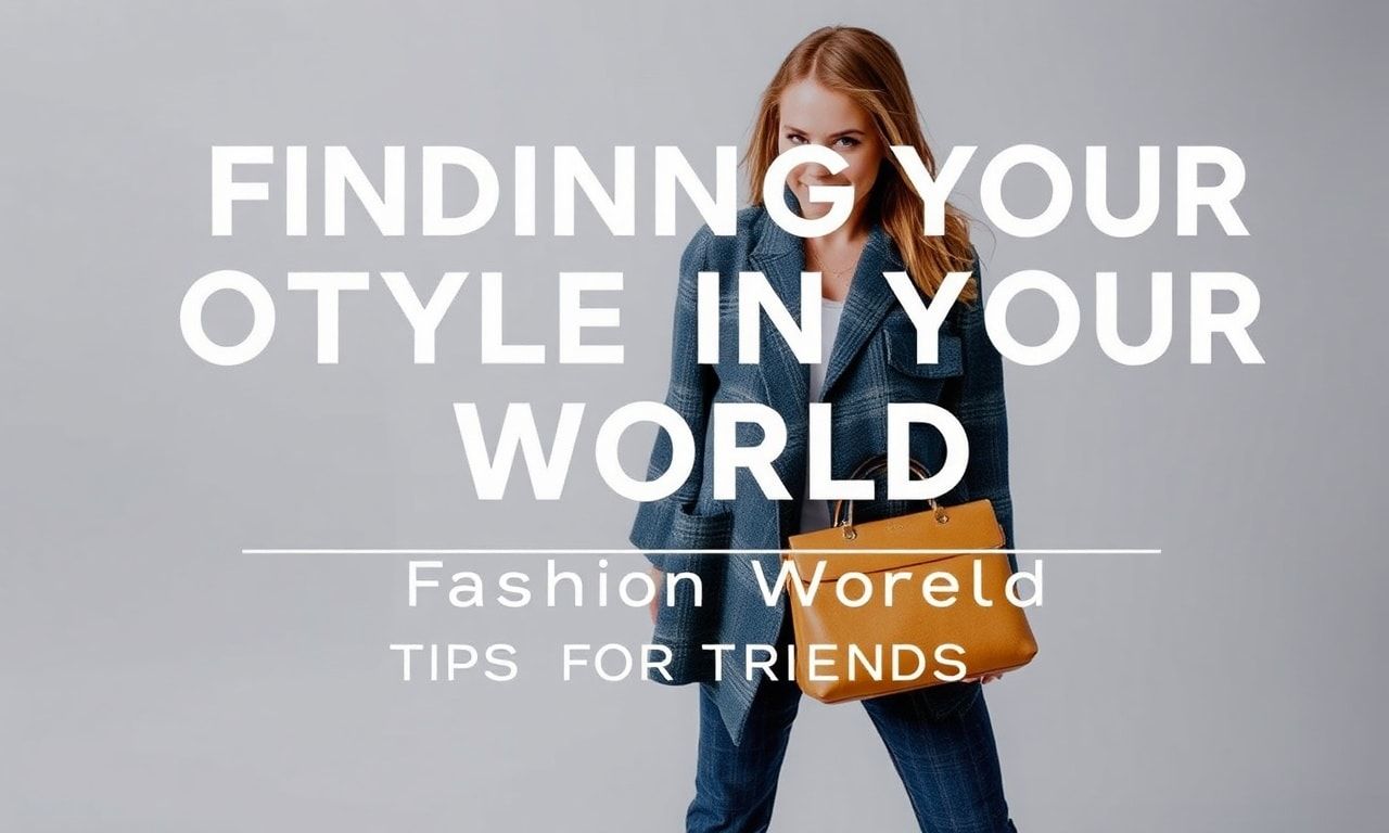 Moda Dünyasında Kendi Stilinizi Bulmak: İpucları ve Trendler