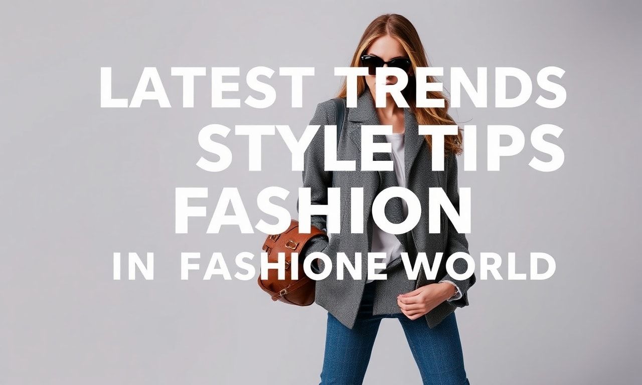 Moda Dünyasında Son Trendler ve Stil İpuçları