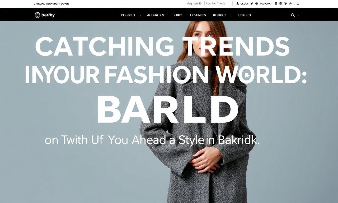 Moda Dünyasında Trendleri Yakalama: Bakırköy'de Stilinizle Bir Adım Öne