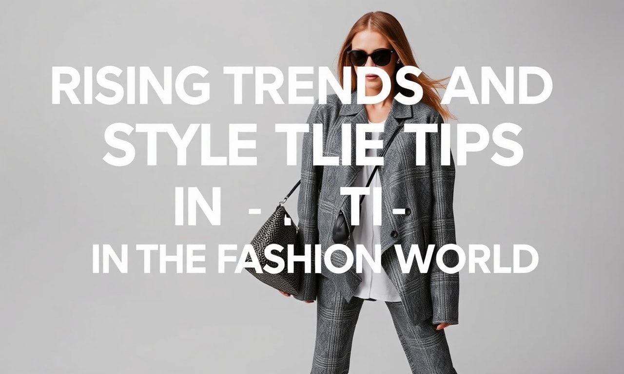 Moda Dünyasında Yükselen Trendler ve Stil İpucuları