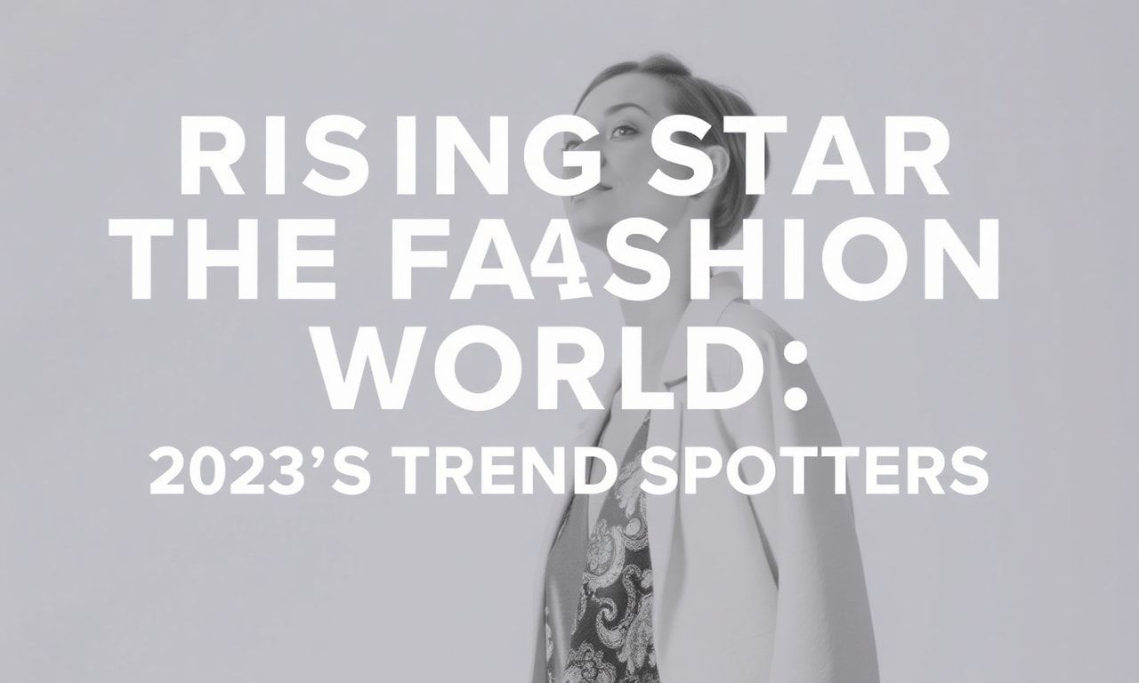 Moda Dünyasında Yükselen Yıldızlar: 2023'in Trend Gözlemcileri