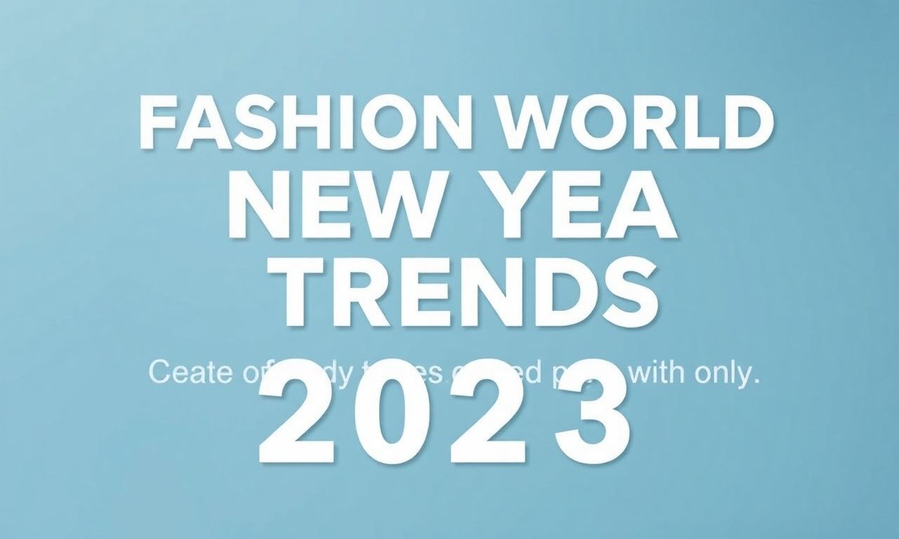 Moda Dünyasında Yılbaşı Trendleri: 2023'te Giymek İçin En Çok Tercih Edilen Stil ve Renkler