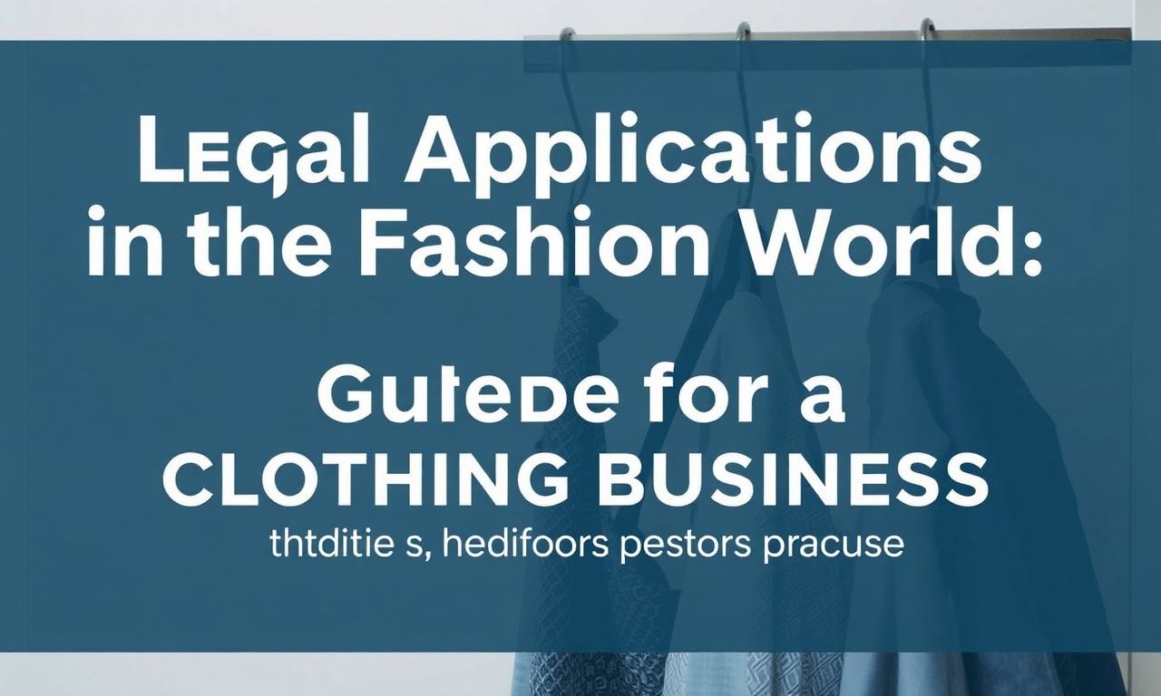 Moda Dünyasında Yasal Uygulamalar: Bir Giyim İşletmesi İçin Rehber