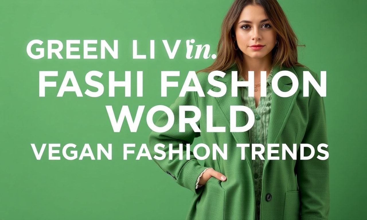 Moda Dünyasında Yeşil Yaşam: Vegan Moda Trendleri