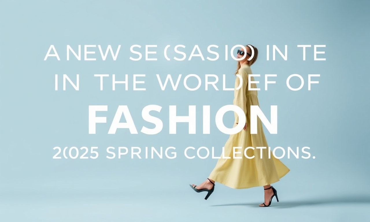 Moda Dünyasında Yeni Bir Sezon: 2025 Bahar/Yaz Koleksiyonları