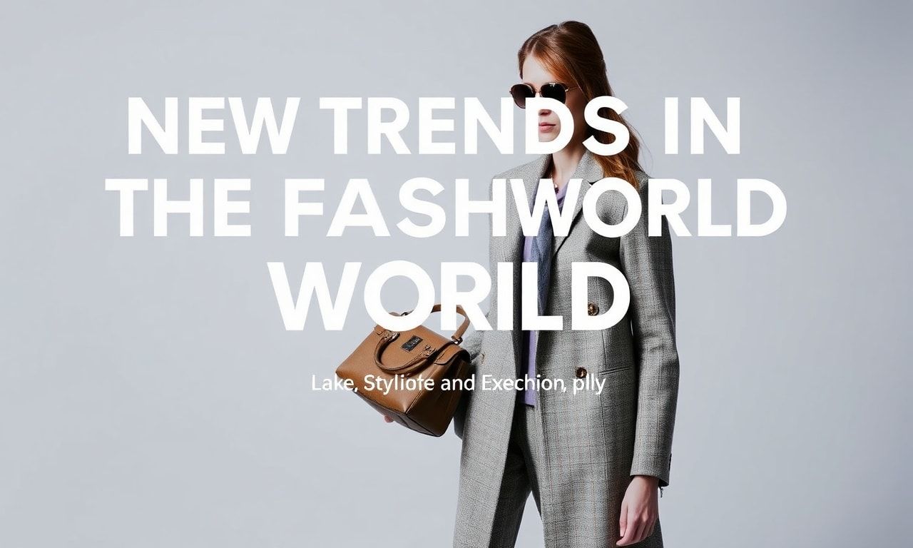 Moda Dünyasında Yeni Trendler: Stilde Güzel ve Göz Alıcı Olmak