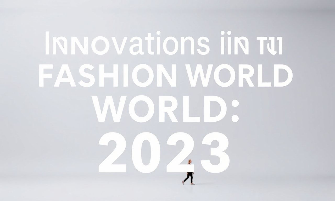 Moda Dünyasında Yenilikler: 2023'in Trendleri